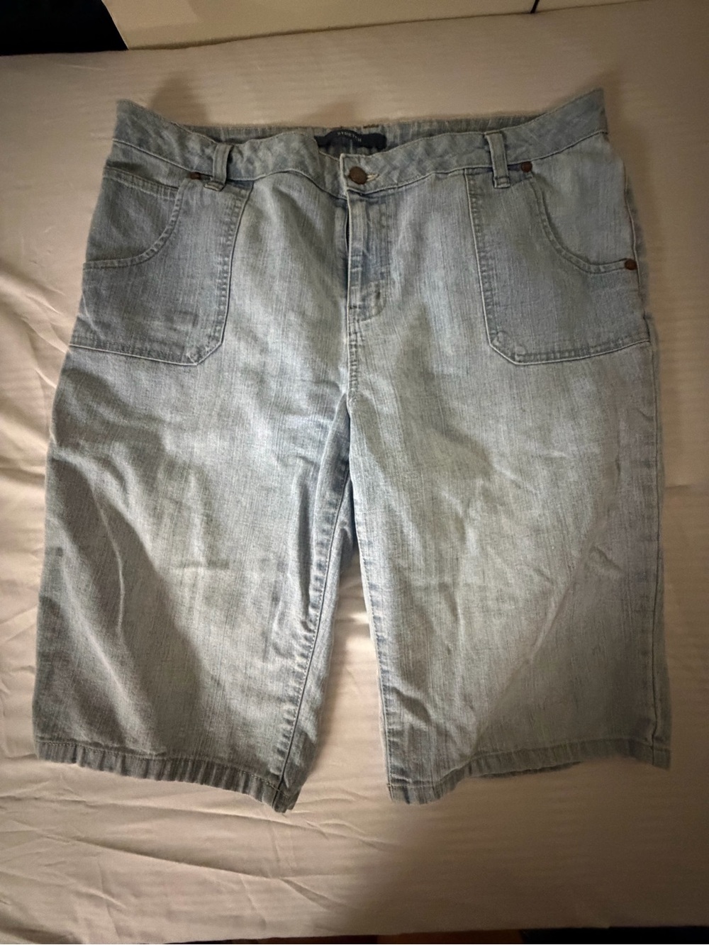 bill blass Light Wash Denim Shorts for woman